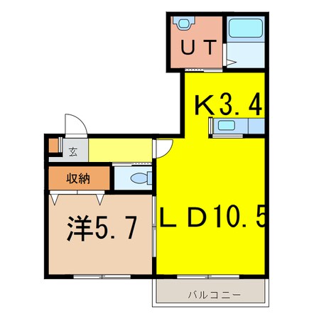 ハスコリオ東光の物件間取画像